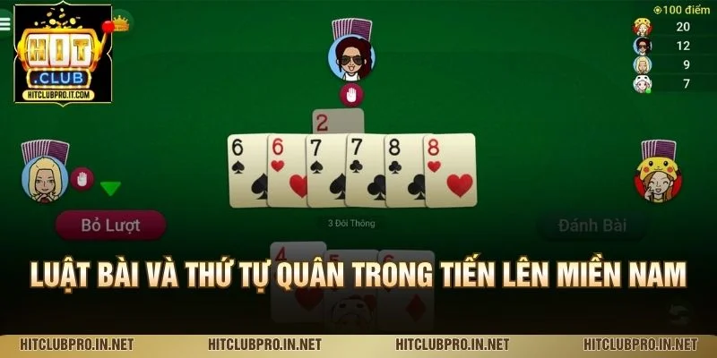 Tiến Lên Miền Nam HitClub: Luật Chơi Và Cách Đánh Hiệu Quả 2 Luật bài và thứ tự quân trong Tiến Lên Miền Nam