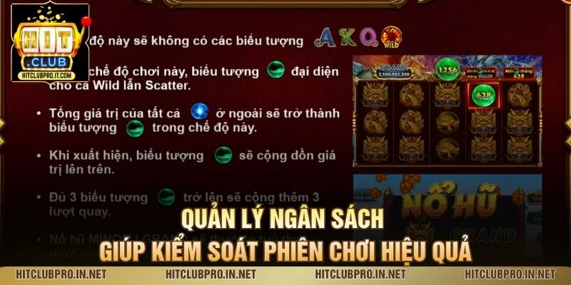 Kho Báu Tứ Linh HitClub: Khám Phá Cơ Chế Quay Thưởng 4 Quản lý ngân sách giúp kiểm soát phiên chơi hiệu quả