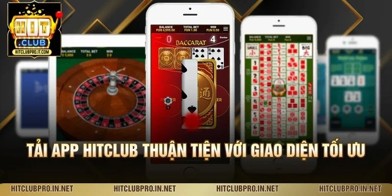 Tải app HitClub thuận tiện với giao diện tối ưu